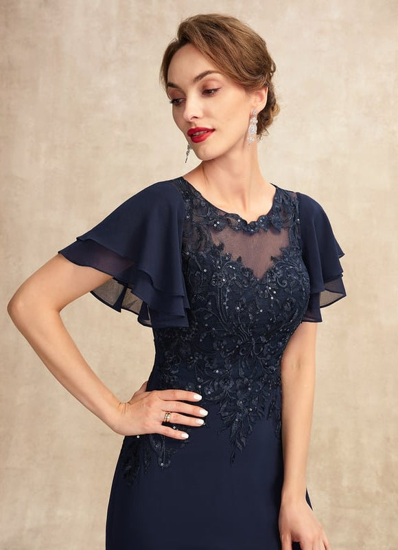 Robe Trapèze Longue Violetée - gallery 6