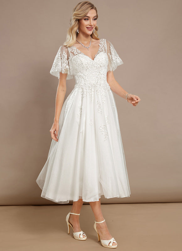 Robe Trapèze Luxe Éthéré - gallery 2