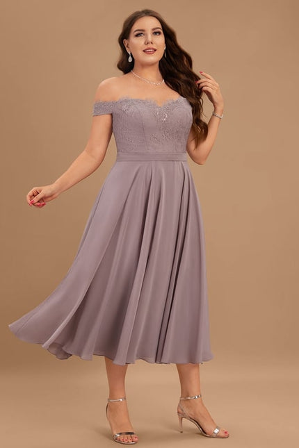 Robe Trapèze Rêve Lavande - gallery 5