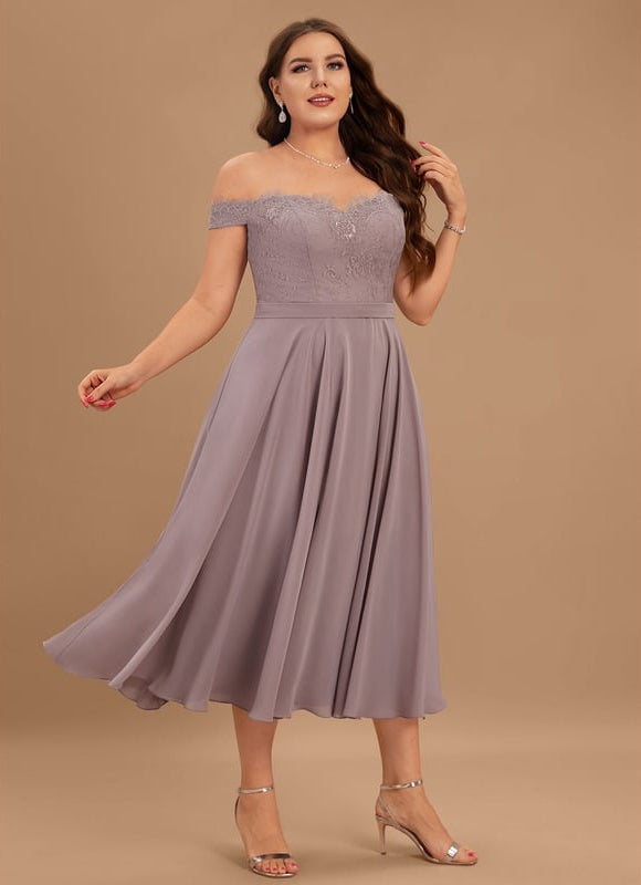 Robe Trapèze Rêve Lavande - gallery 5