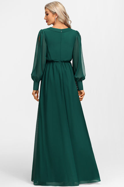 Robe Trapèze Élégante Mousseline - gallery 2