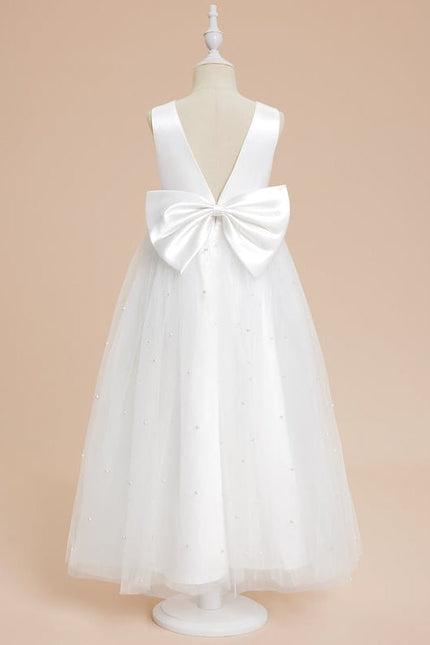 Robe Trapèze Satin Tulle Chic