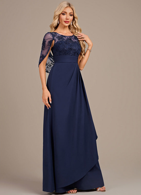 Robe Trapèze Élégance Marine Couture - gallery 4