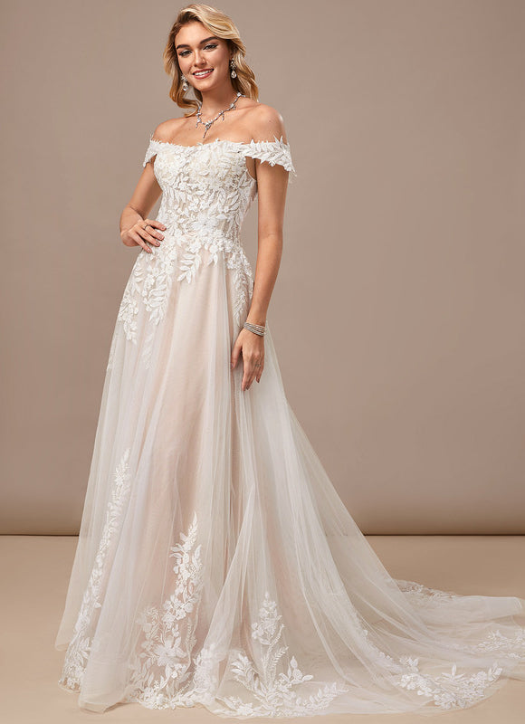Robe Trapèze Étoile Florale - gallery 1