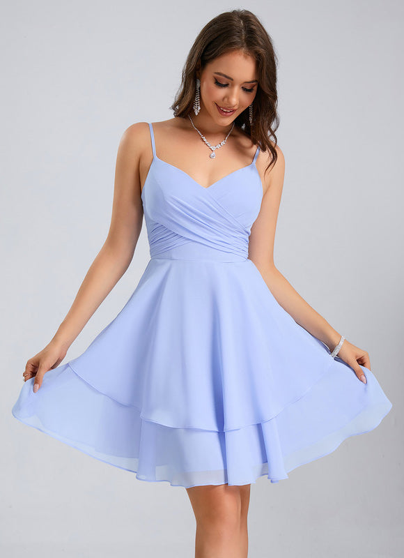 Robe Trapèze Marine Éthérée