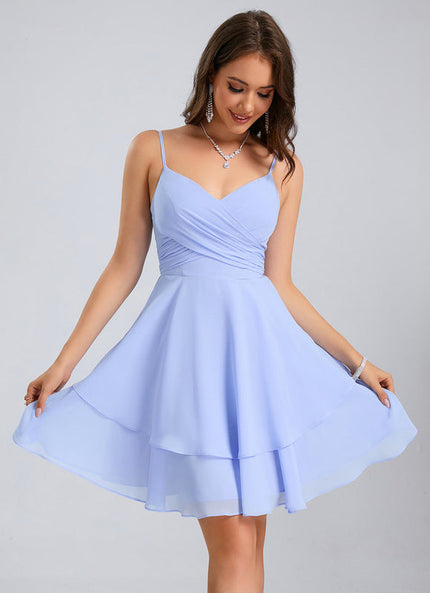 Robe Trapèze Marine Éthérée