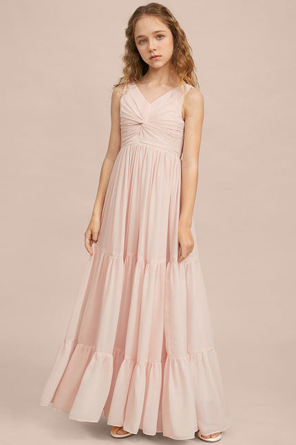 Robe Trapèze Vert Doux Éclat - gallery 4