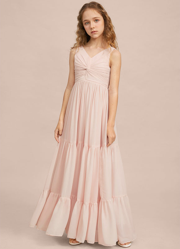 Robe Trapèze Vert Doux Éclat - gallery 4