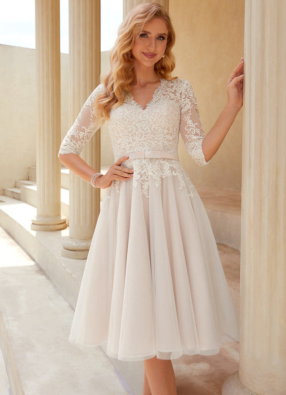 Robe Trapèze Couture Vaporeuse - gallery 2