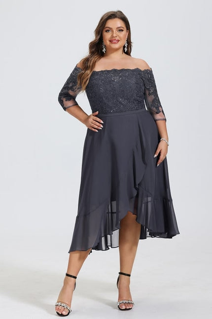 Robe Trapèze Lueur De Soirée - gallery 9