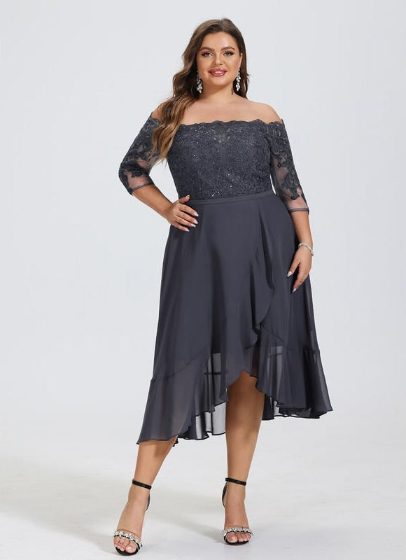 Robe Trapèze Lueur De Soirée - gallery 9