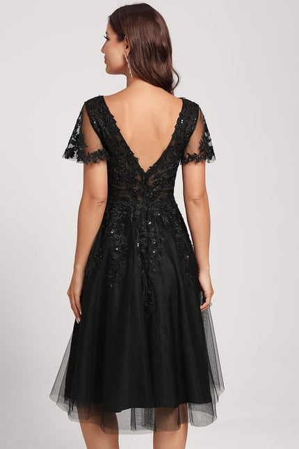 Robe Trapèze Élégance Mystérieuse - gallery 8