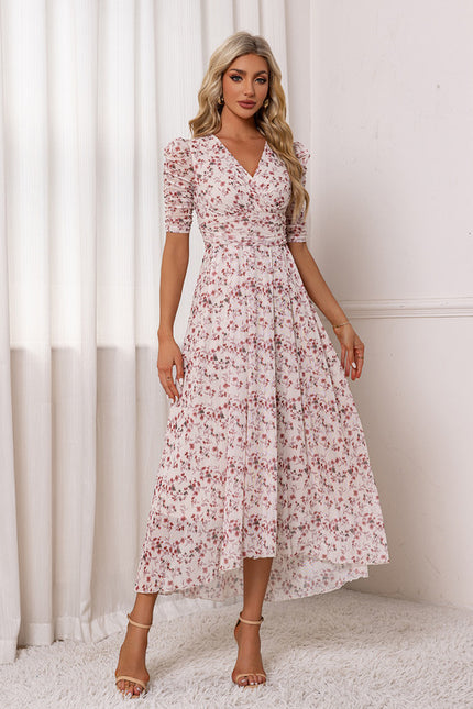 Robe Trapèze Éclat Floral - gallery 5