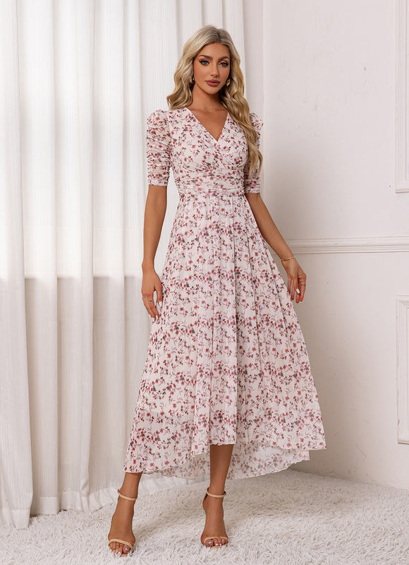 Robe Trapèze Éclat Floral - gallery 5