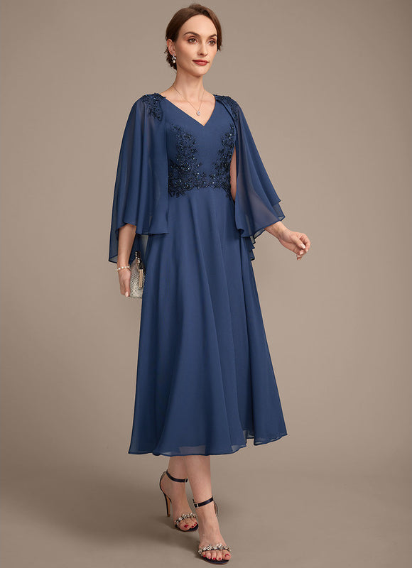 Robe Trapèze Élégance Céleste - gallery 5