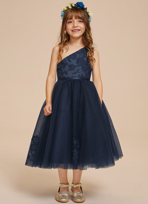 Robe Trapèze Tulle Asymétrique - gallery 3