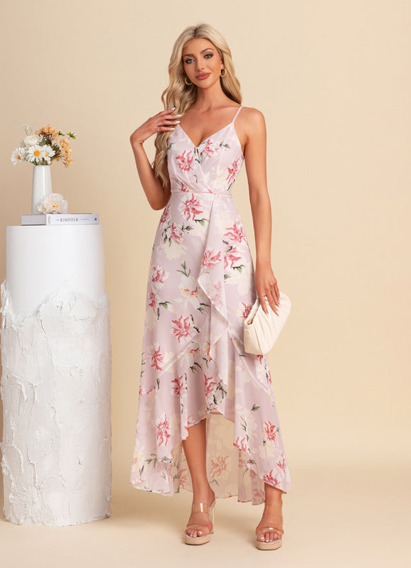 Robe Trapèze Florale Évoquée - gallery 3