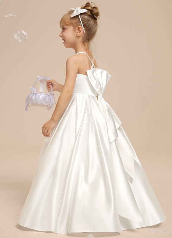 Robe Trapèze Satinée Enfantine