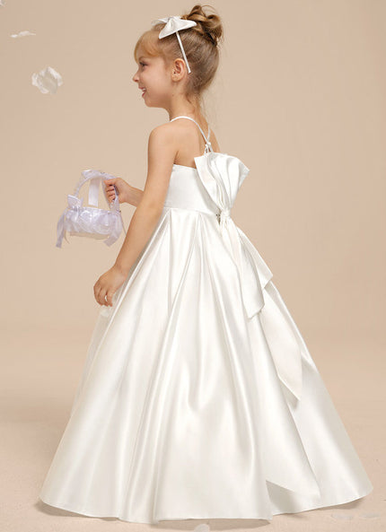 Robe Trapèze Satinée Enfantine