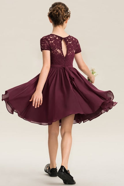Robe Trapèze Cerise Enchantée - gallery 3