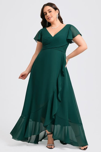 Robe Trapèze Fluide Asymétrique - gallery 7