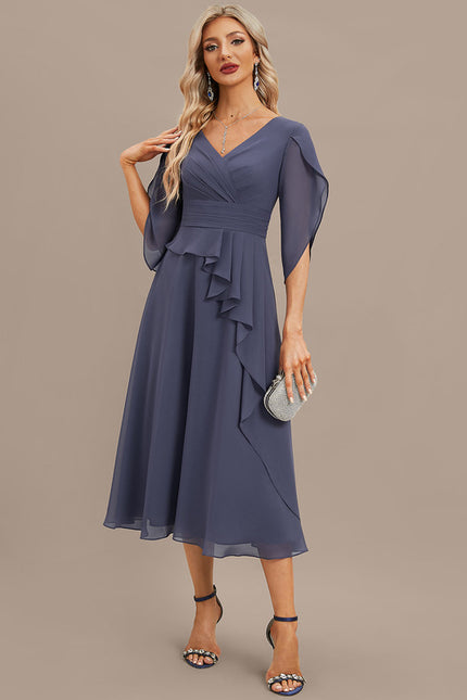 Robe Trapèze Vaporeuse Sereine - gallery 5