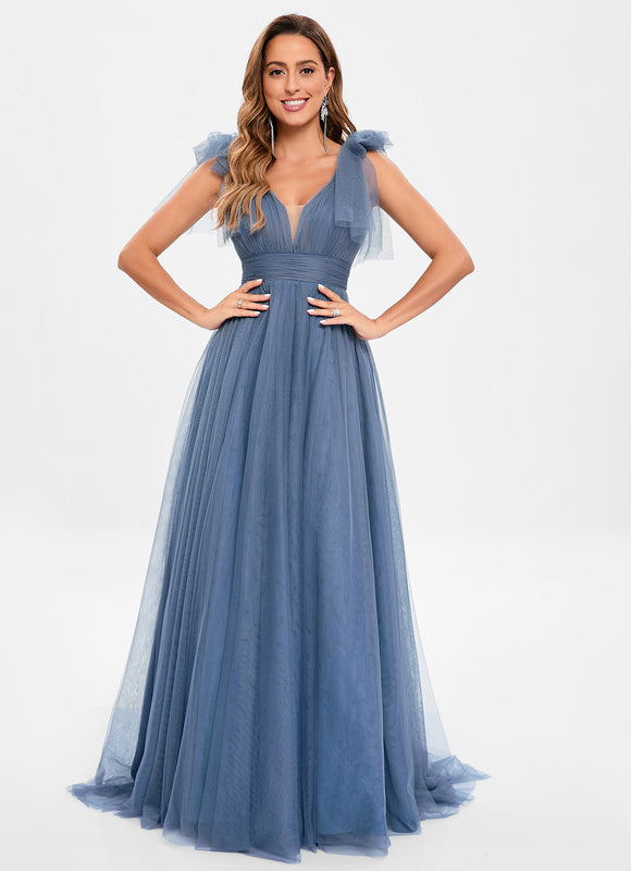 Robe Trapèze Brume Azurée - gallery 5
