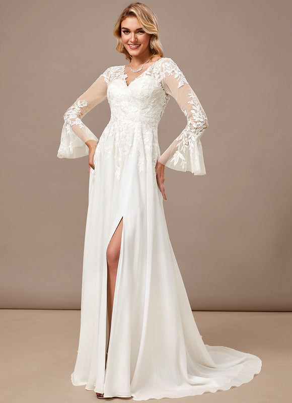 Robe De Mariee Trapeze Femme Ronde - gallery 2