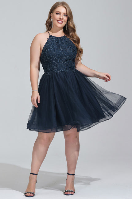Robe Trapèze Éclat Tulle Cristal - gallery 6