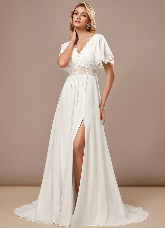 Robe Trapèze Éthérée Satinée
