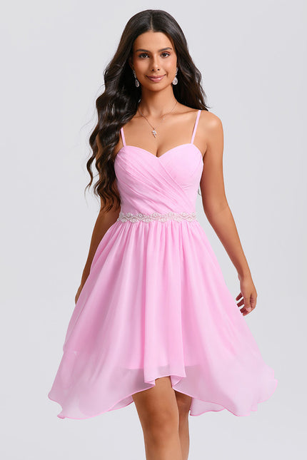 Robe Trapèze Rose Aérée