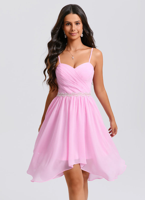 Robe Trapèze Rose Aérée