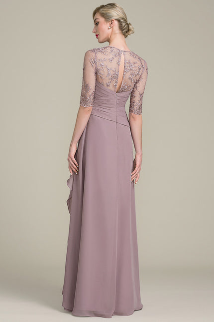 Robe Trapèze Mélodie De Mousseline - gallery 2