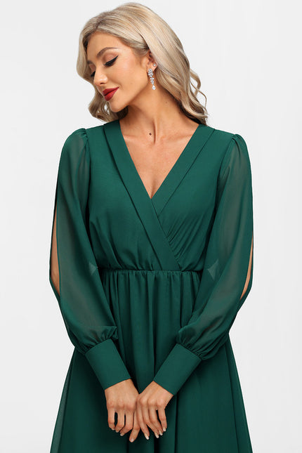 Robe Trapèze Élégante Mousseline - gallery 5