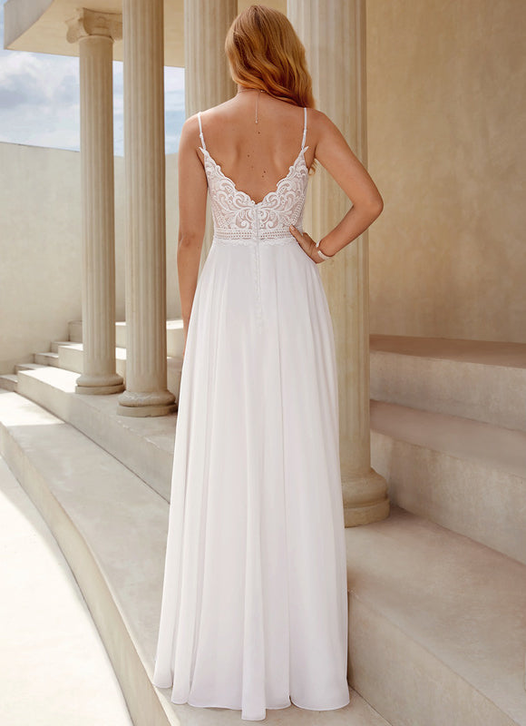 Robe Trapèze Éblouissante Aérienne - gallery 1