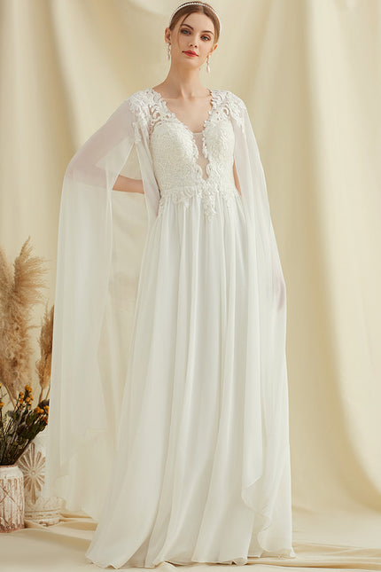 Robe Trapèze Éthérée Lumineuse - gallery 3