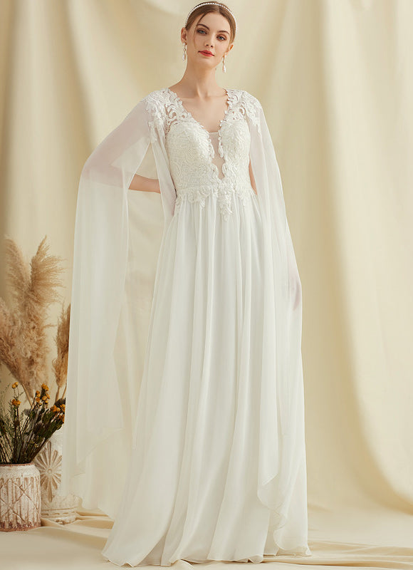 Robe Trapèze Éthérée Lumineuse - gallery 3