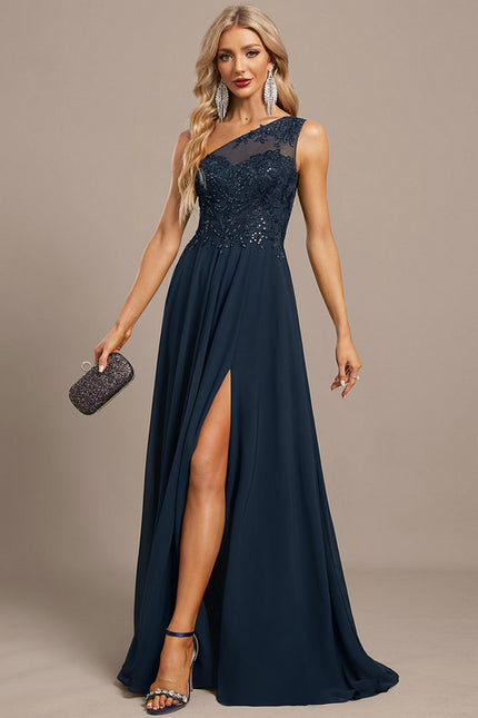 Robe Trapèze Silhouette Asymétrique Luxe - gallery 2