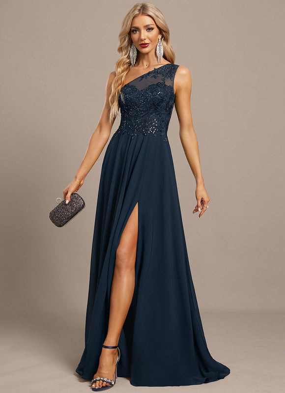 Robe Trapèze Silhouette Asymétrique Luxe - gallery 2