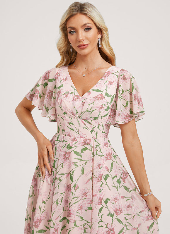 Robe Trapèze Fluide Asymétrique - gallery 1