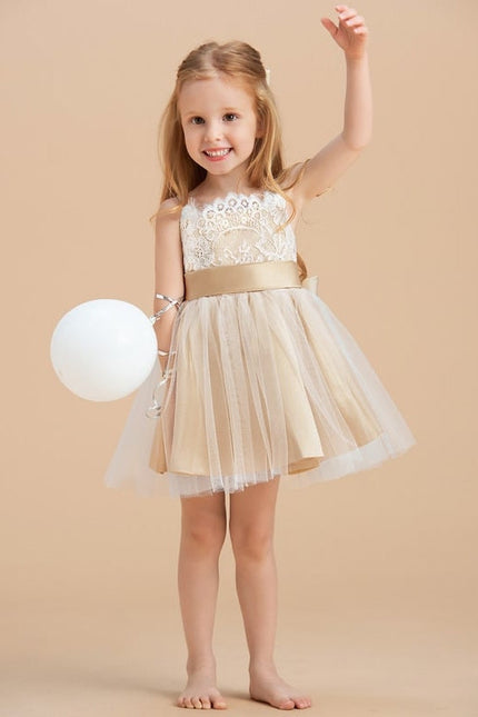 Robe Trapèze Rêve Doré Tulle - gallery 2