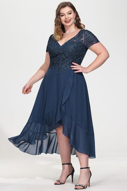 Robe Trapèze Aérienne Sombre - gallery 7