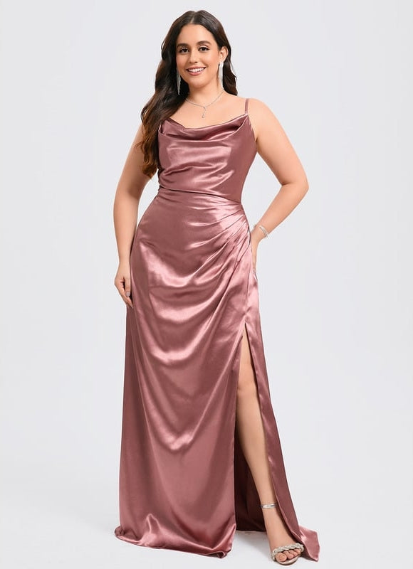 Robe Trapèze Satin Précieux - gallery 6