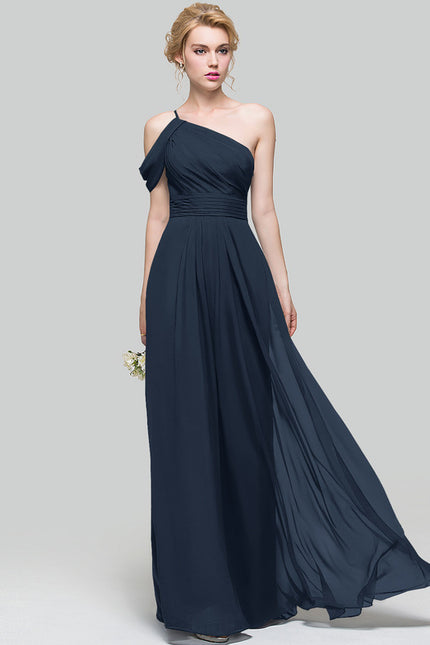 Robe Trapèze Asymétrique Beige