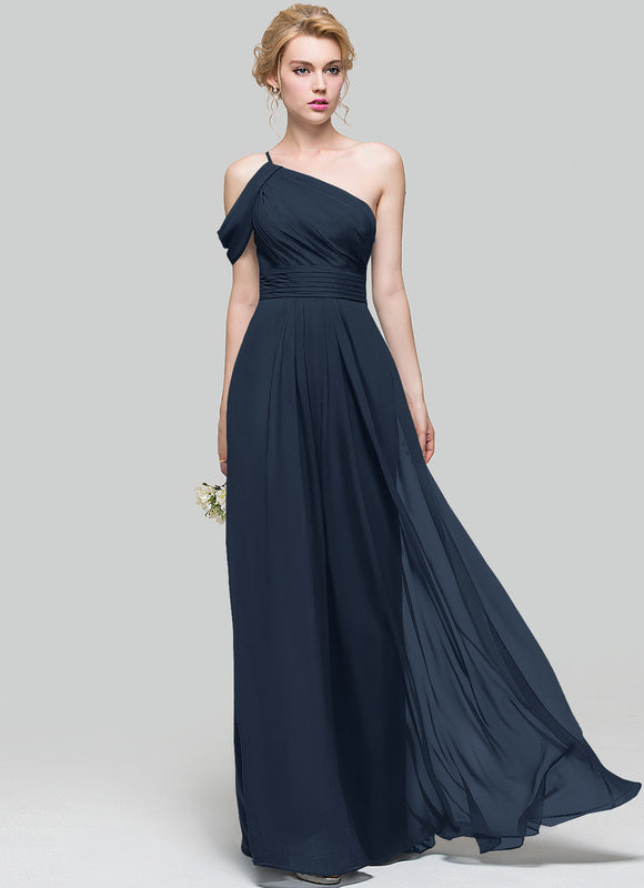 Robe Trapèze Asymétrique Beige