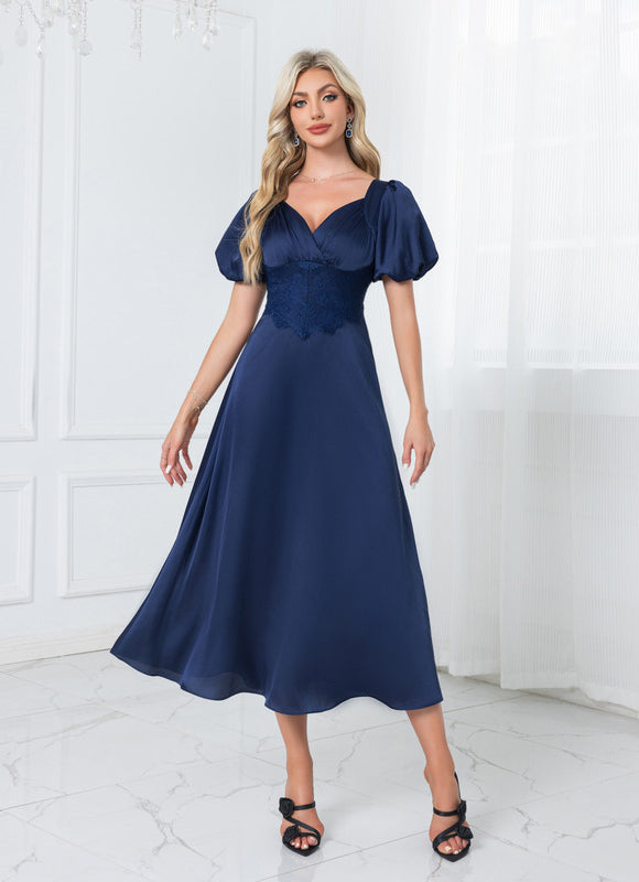 Robe Trapèze Nuit Élégante - gallery 5