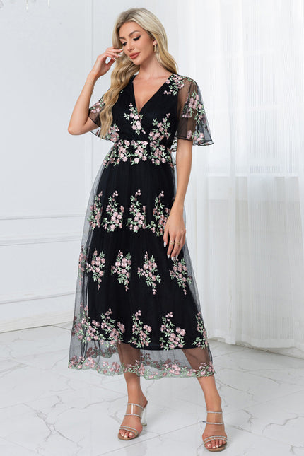 Robe Trapèze Florale Chic - gallery 5