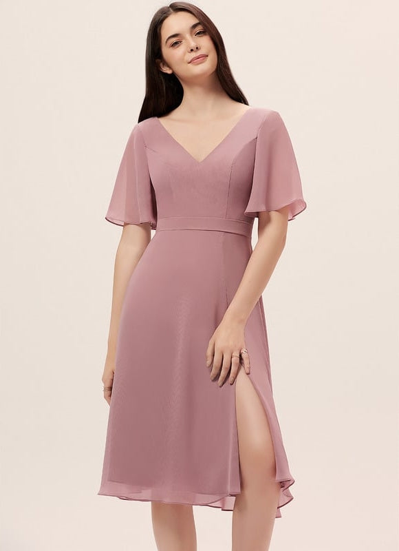 Robe Trapèze Drapé Élégant Chic