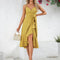 Robe Trapèze Jaune Solaire