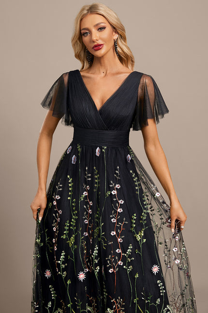 Robe Trapèze Féerie Florale - gallery 1